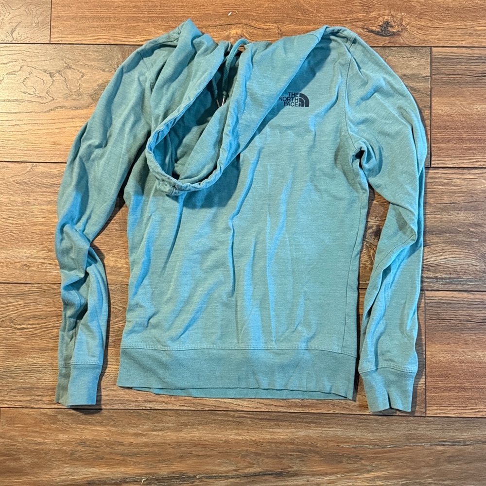 The North Face Women’s Teal Hoodie Sweater - Picture 4 of 4